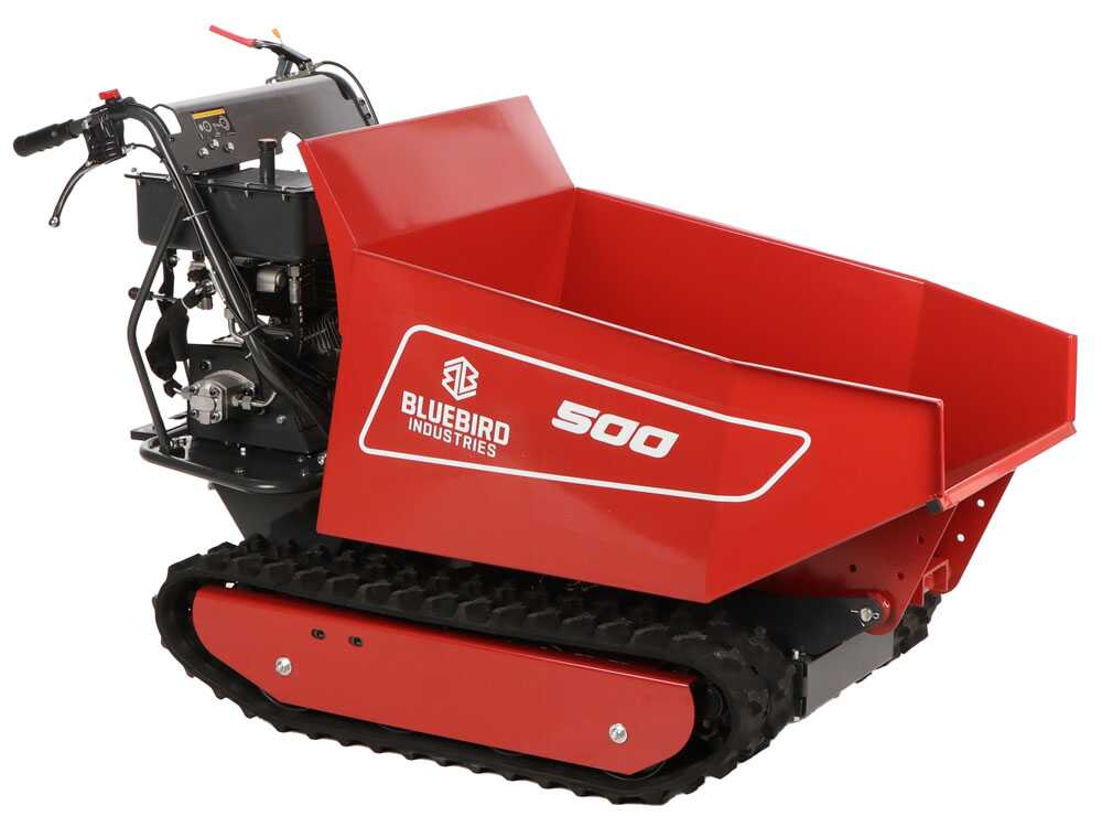 Blue Bird Carrier 500 DH Raupendumber mit hydraulischer Dumper Mulde - Tragfähigkeit 500Kg – Bild 2