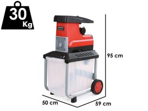 Blue Bird SH 2500 - Elektrischer Häcksler - Mit Fangkorb