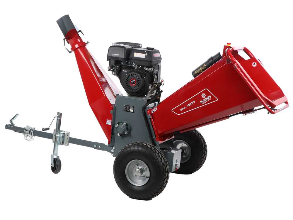 Blue Bird SHL 1500 - Benzin-Häcksler - Motor Loncin G420FD – Bild 3