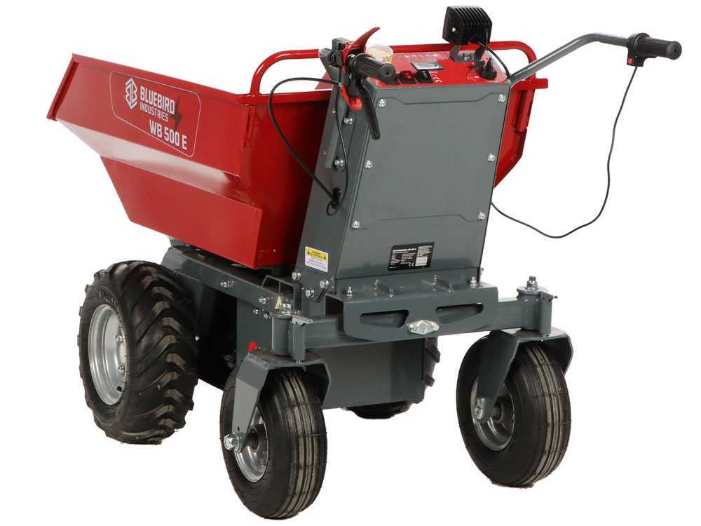 Blue Bird WB 500E - Akku-Schubkarre - 48 V 32 Ah – Bild 2