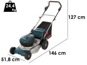 Bosch Professional GRA 18V2-46 – Akku-Rasenmäher – 2×18V 8 Ah – Schnittbreite 46 cm