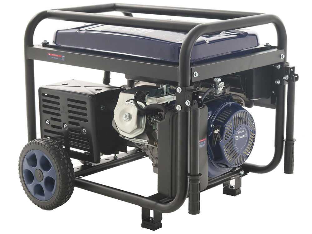 BullMach AMBRA 6500 - Benzin-Stromerzeuger auf Rädern mit AVR-Regelung 5.5 kW - Dauerleistung 5 kW - 230V – Bild 2