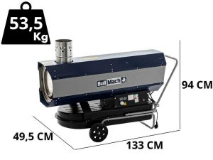 BullMach BM-IDH 50KW - Diesel Heizgerät - indirekte Verbrennung