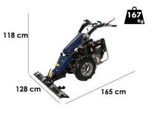 BullMach Chimera 400 D - Mehrzweckgerät Balkenmäher - Diesel-Motor 418ccm