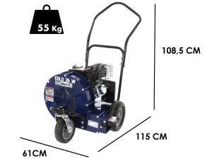 BullMach EOLO 36W - Benzin-Laubbläser auf Räder -  Rato 7 PS