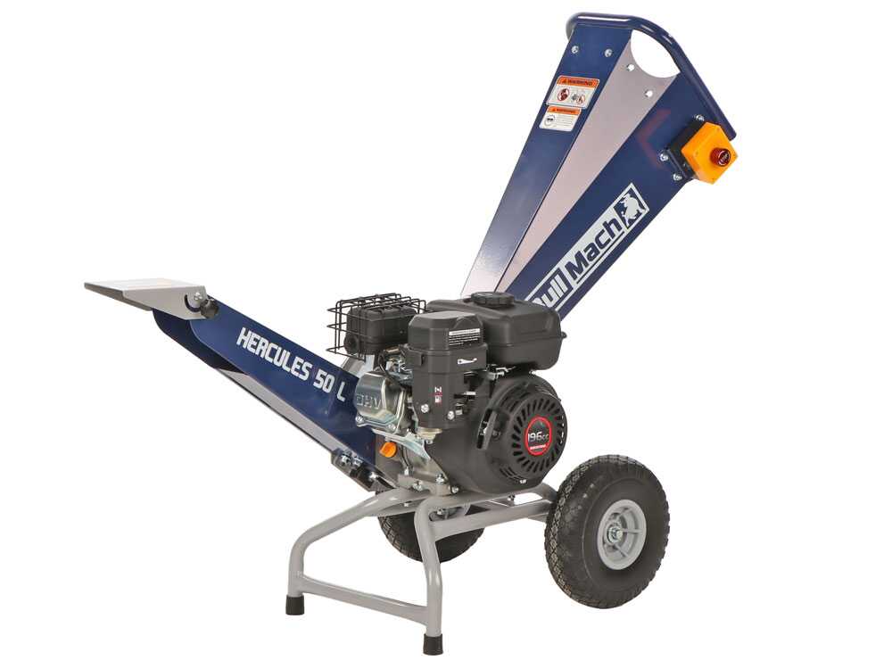 BullMach Hercules 50 L - Benzin-Häcksler - Motor Loncin H200 196ccm – Bild 2