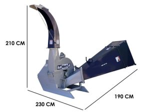 BullMach ZEUS 150 PTO - Häcksler für Traktoren  - mit Dreipunktaufnahme