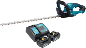 Makita DUH 607 ST2 Akku Heckenschere 18 V 60 cm + 2x Akku 5,0 Ah + Ladegerät