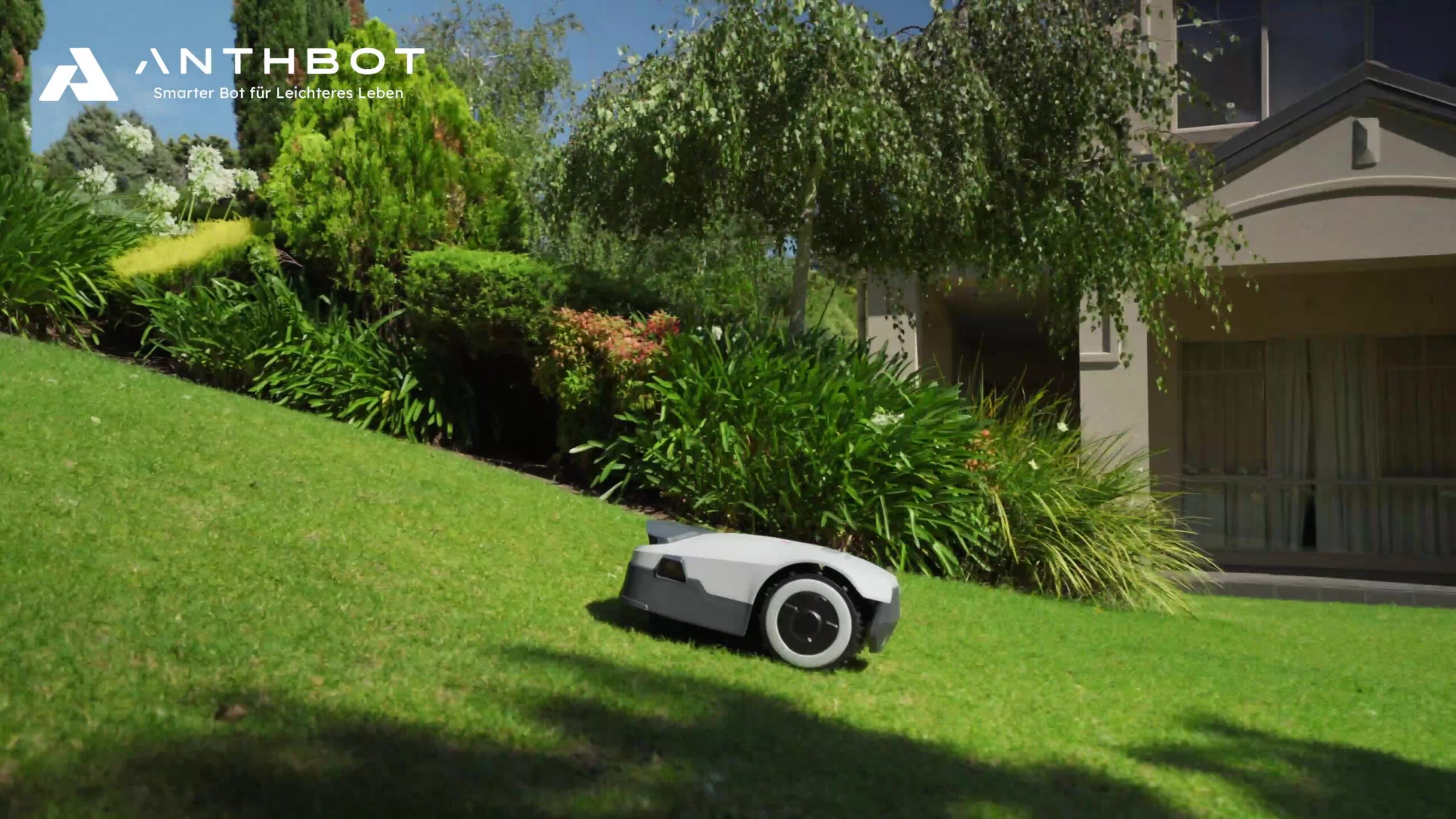 ANTHBOT Genie 600 RTK Mähroboter ohne Begrenzungskabel 900m² – 4-Kamera Vision, kein Verlegen, 45% Steigung, App – Bild 7
