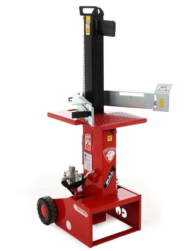 Ceccato BULL SPLE8 - Stehender einphasiger Elektro Holzspalter - 8 Tonnen - Hub 540 mm – Bild 2