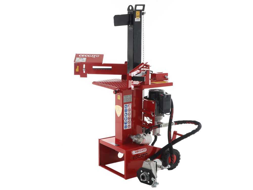 Ceccato BULL SPLET10 KOMBI - Senkrechter Hybrid-Holzspalter - Elektrisch/ für Traktor – Bild 2