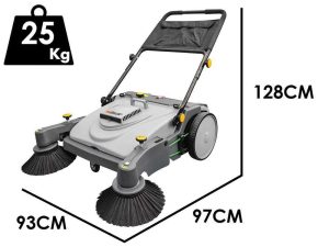 Comet CSW 950 MF - Handkehrmaschine  zum Schieben mit Fangkorb