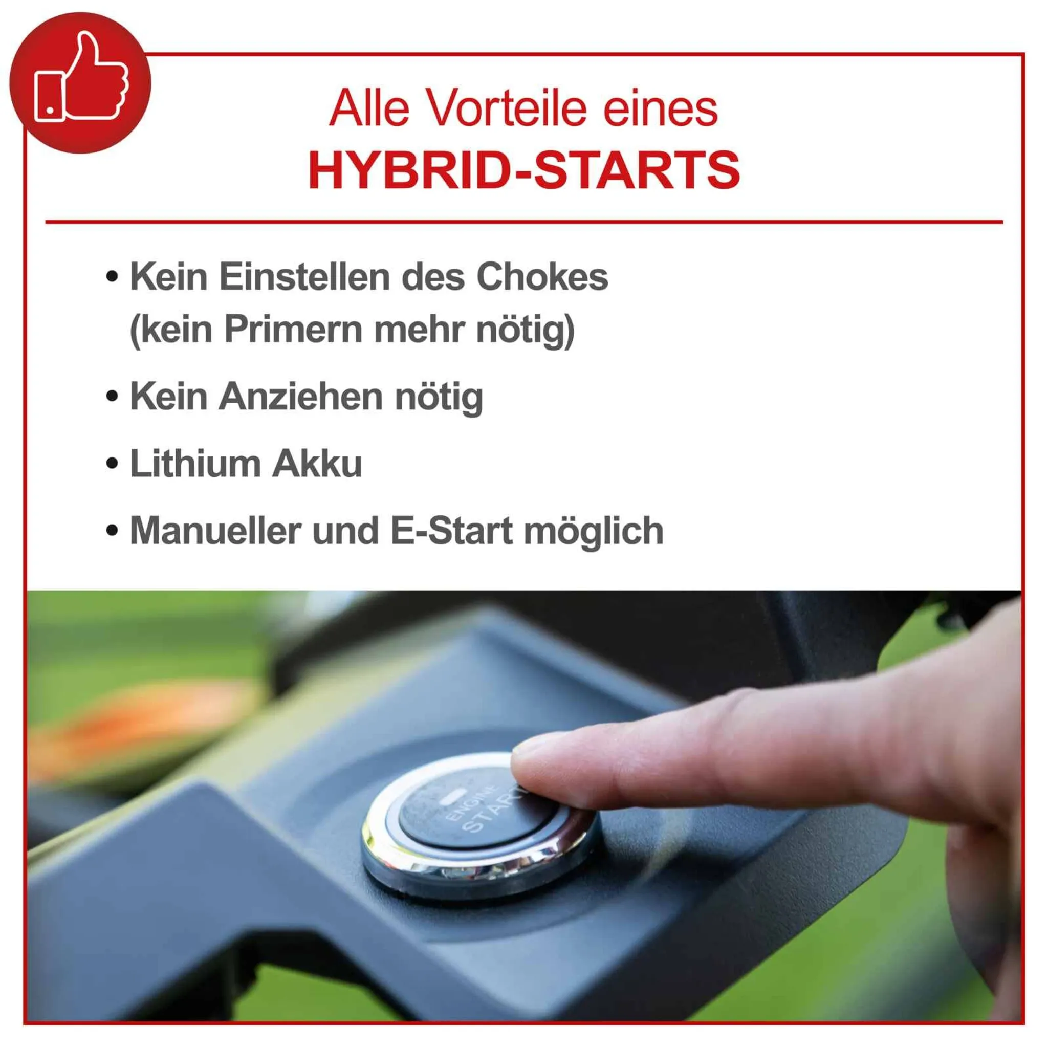 Scheppach Benzin Rasenmäher MS200-51E mit Radantrieb & E-Start | 51 cm Schnittbreite | 5,2 PS | 65 L Korb | 7 Stufen Höhenverstellung | inkl. Motoröl – Bild 5