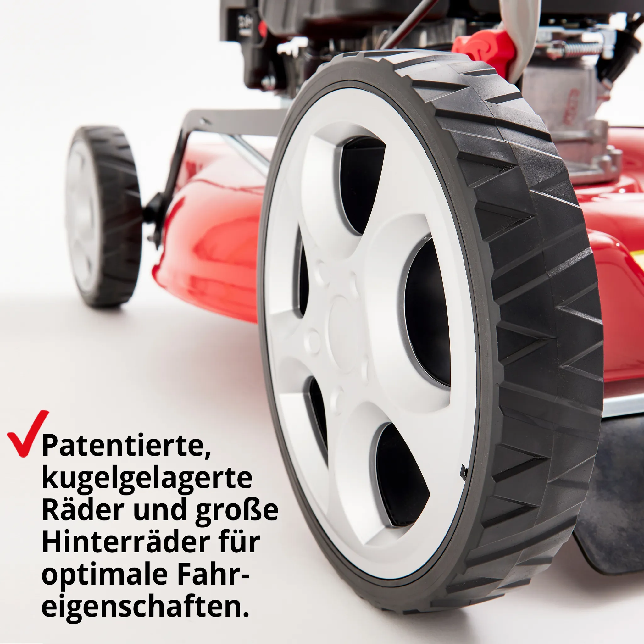 HECHT 5511 Mulchmäher Benzin | 51 cm Schnittbreite | Stahlgehäuse | 5 PS | Seitenauswurf | 5-fache Schnitthöhenverstellung – Bild 3
