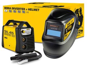 Deca SIL 415 - Inverter Schweißgerät (MMA/WIG) + Schutzmaske, Gleichstrom (DC)