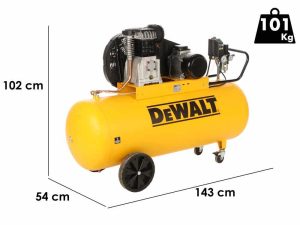 DeWalt DXCMB3T201HE - Dreiphasiger elektrischer Kompressor mit Riemenantrieb - Motor 3 PS – 200 lt