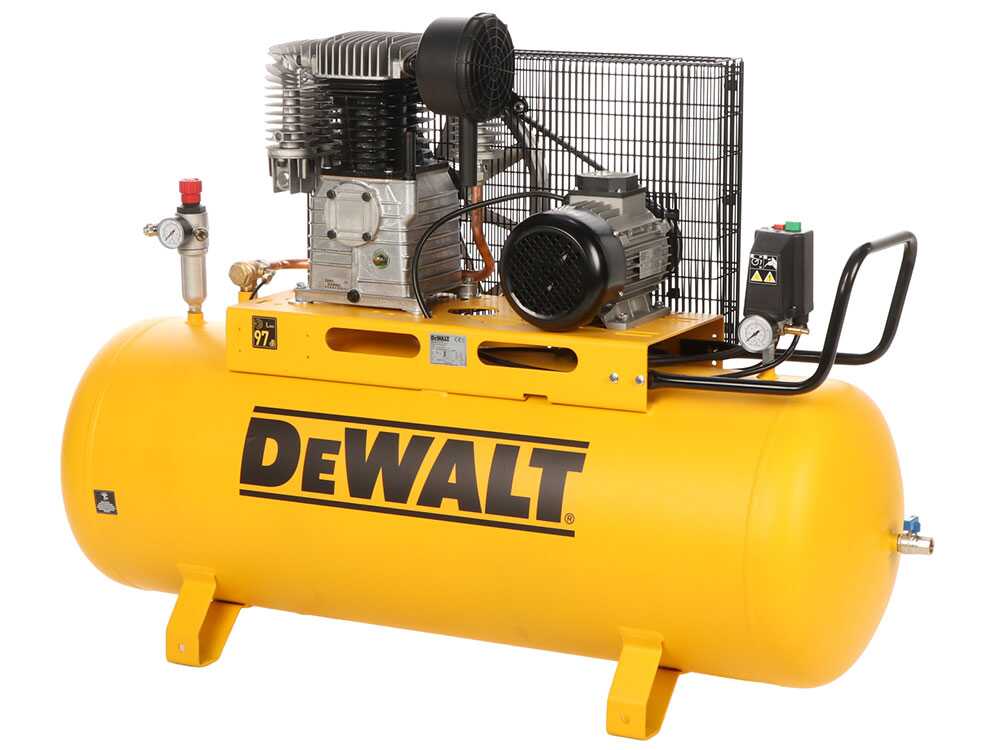 DeWalt DXCMB4T200HCE – Dreiphasiger elektrischer Riemen-Kompressor – 4-PS-Motor – 200 l – Bild 2