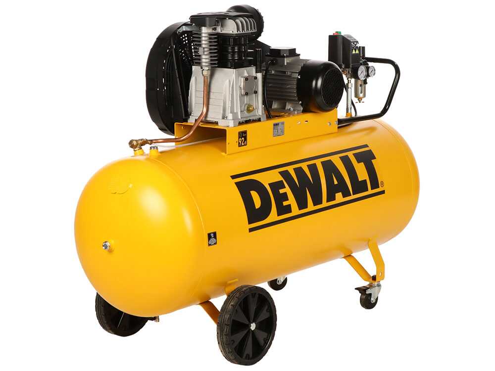 DeWalt DXCMB4T270HE – Elektrischer Dreiphasen-Riemenkompressor – 4-PS-Motor – 270 l – Bild 2