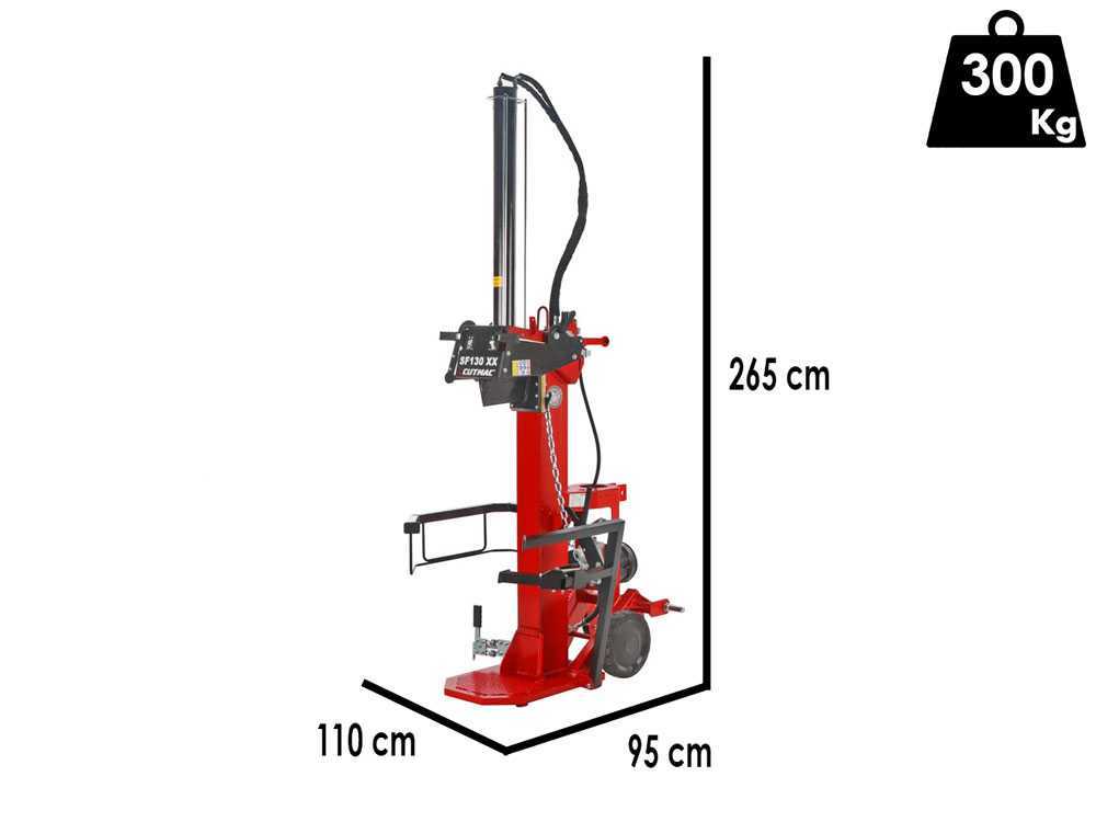 Docma SF130 PTO XX - Holzspalter für Traktor - senkrecht