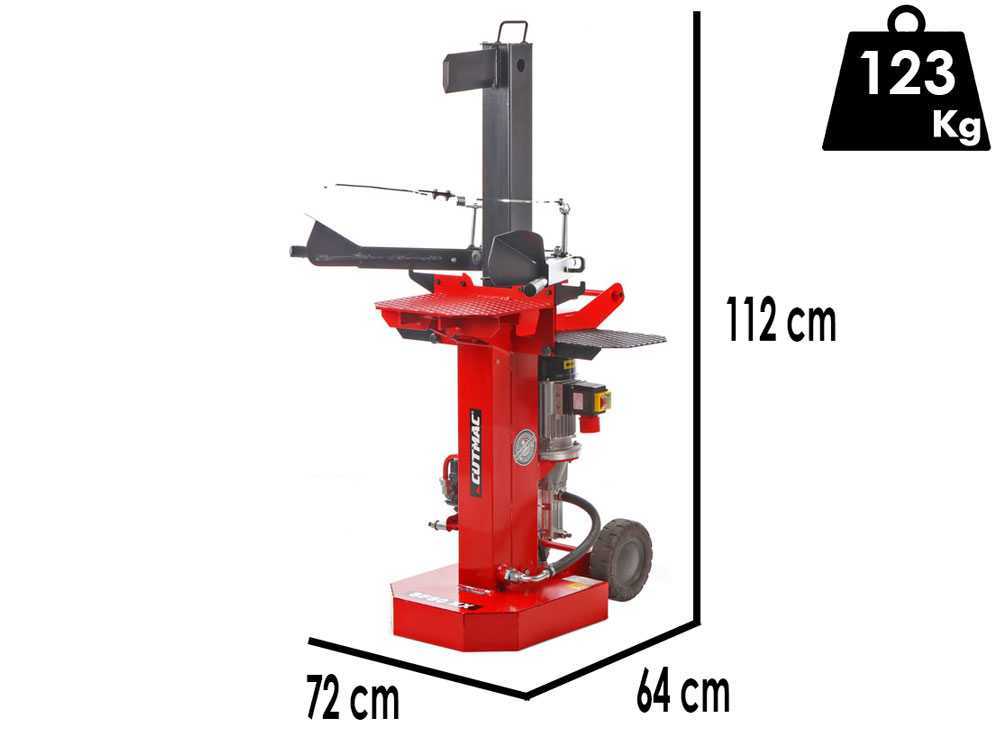 Docma SF80 Rapid 380/4 XX - Elektro-Holzspalter - stehend - 400V