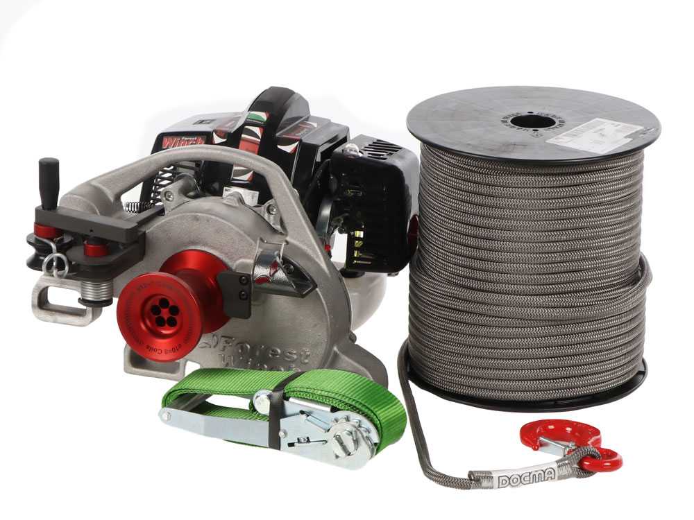 Docma VF105 RED IRON - Forstseilwinde- Motor Solo HP50E-A - Komplett-Kit – Bild 2