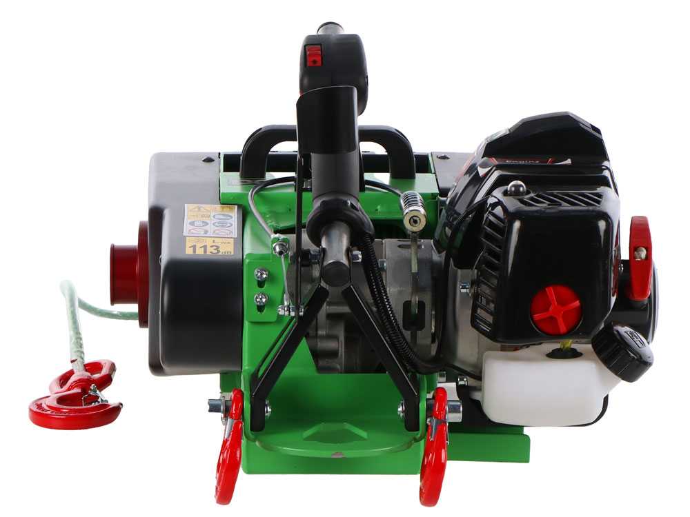 Docma VF155 Automatic Ultralight - Forstseilwinde - Motor Solo HP50E-A - Seil aus Dyneema Ø 5mm 80m – Bild 4