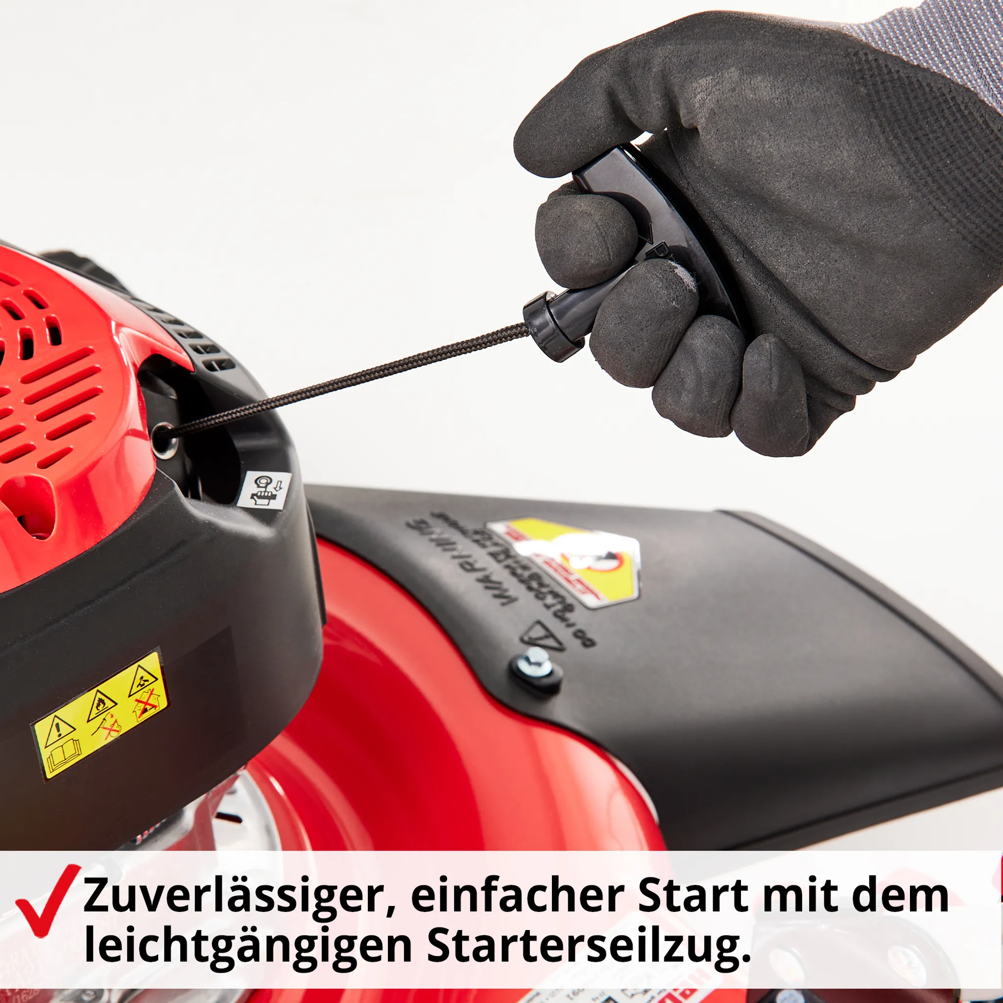 HECHT 5511 Mulchmäher Benzin | 51 cm Schnittbreite | Stahlgehäuse | 5 PS | Seitenauswurf | 5-fache Schnitthöhenverstellung – Bild 6
