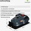 Blumfeldt GrassConnect Mähroboter - App-Steuerung, Mäht bis 1.000 m², Li-Ion Akku, Automatisches Laden, Leise, Regen- & Kollisionssensoren, Einstellbare Schnitthöhe, Dunkelgrau – Bild 7