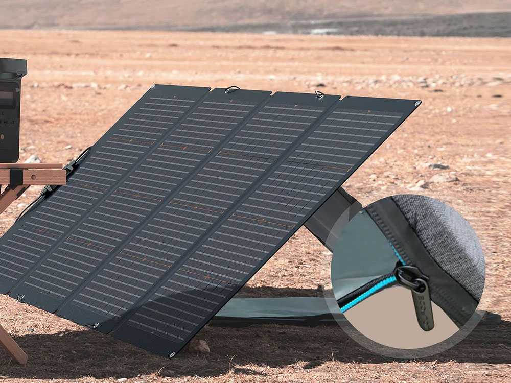 EcoFlow bifaziales tragbares Solarpanel 220W – Bild 2