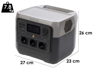 EcoFlow River 2 Pro - Tragbare Powerstation - 800W - 768 Wh/19.2V
