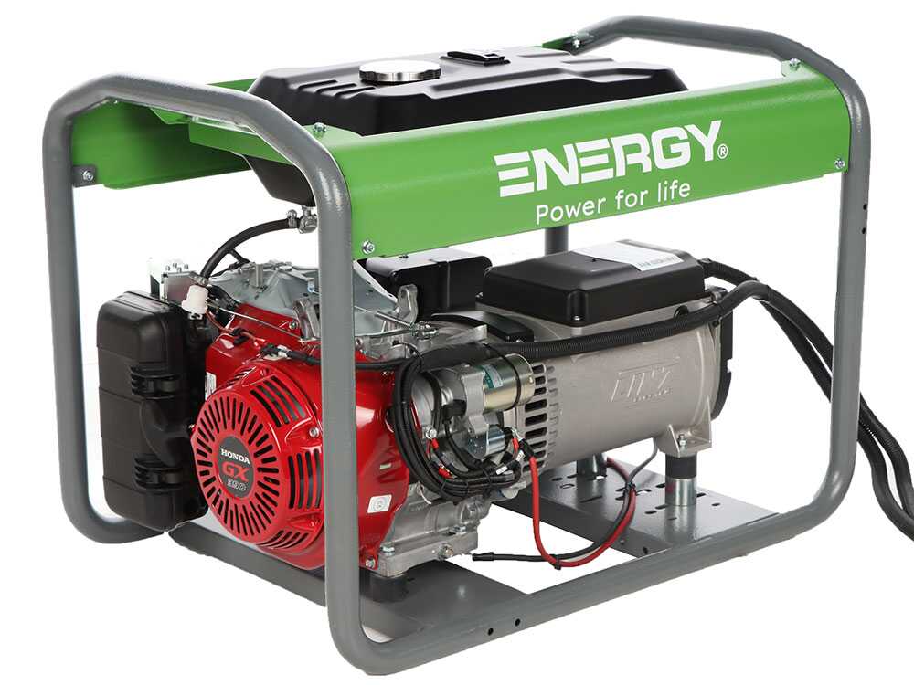 Energy EY-7MBE-A - Benzin-Stromgenerator - 6 kW - Dauerleistung 5,4 kW Einphasig + ATS – Bild 2