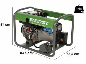 Energy EY-7MDE AVR - Diesel Stromerzeuger mit AVR 5 kW - Dauerleistung 4,5 Einphasig