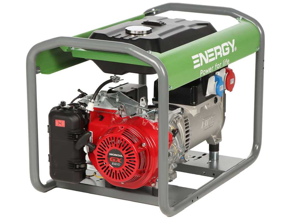 Energy EY-7TB AVR - Benzin-Stromgenerator mit AVR 6 kW - Dauerleistung 5,4 Dreiphasig – Bild 4