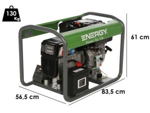 Energy EY-7TDE AVR - Diesel Stromerzeuger mit AVR 5 kW - Dauerbetrieb 4,5 Drehstrom