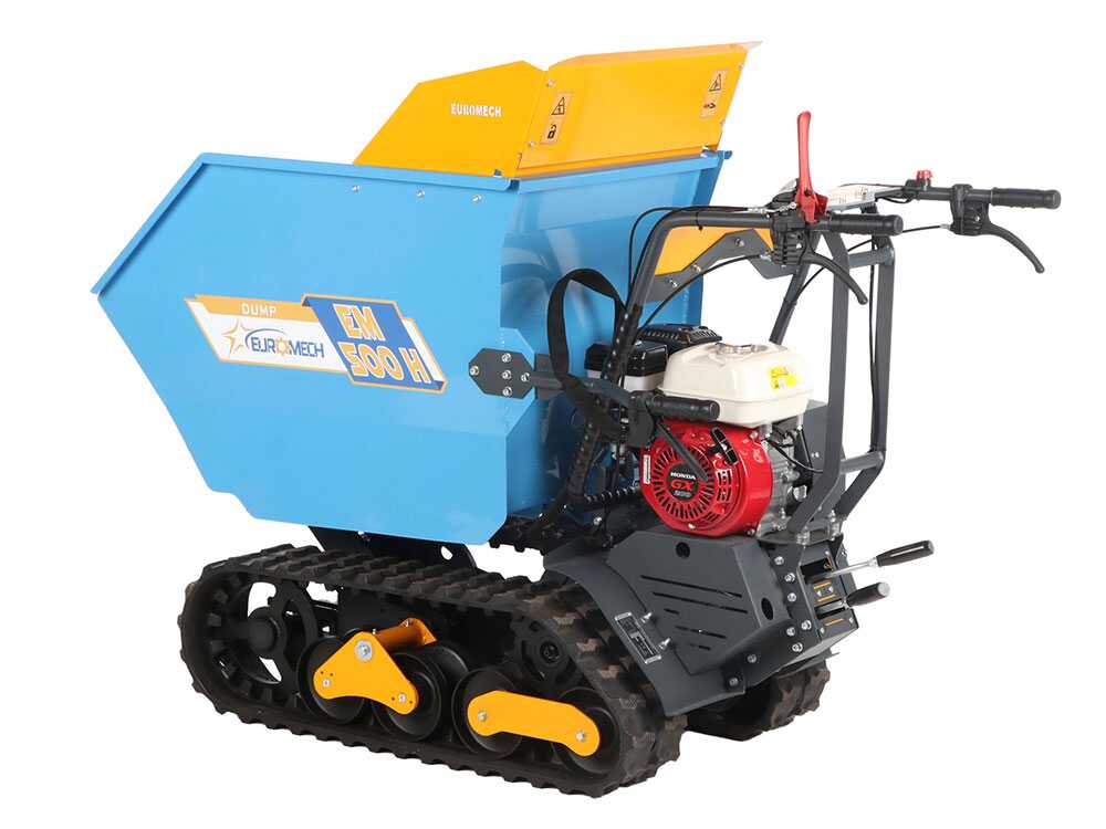 EuroMech EM500H - Raupendumper - Ausziehbare Mulde - 500 kg Nutzlast – Bild 2