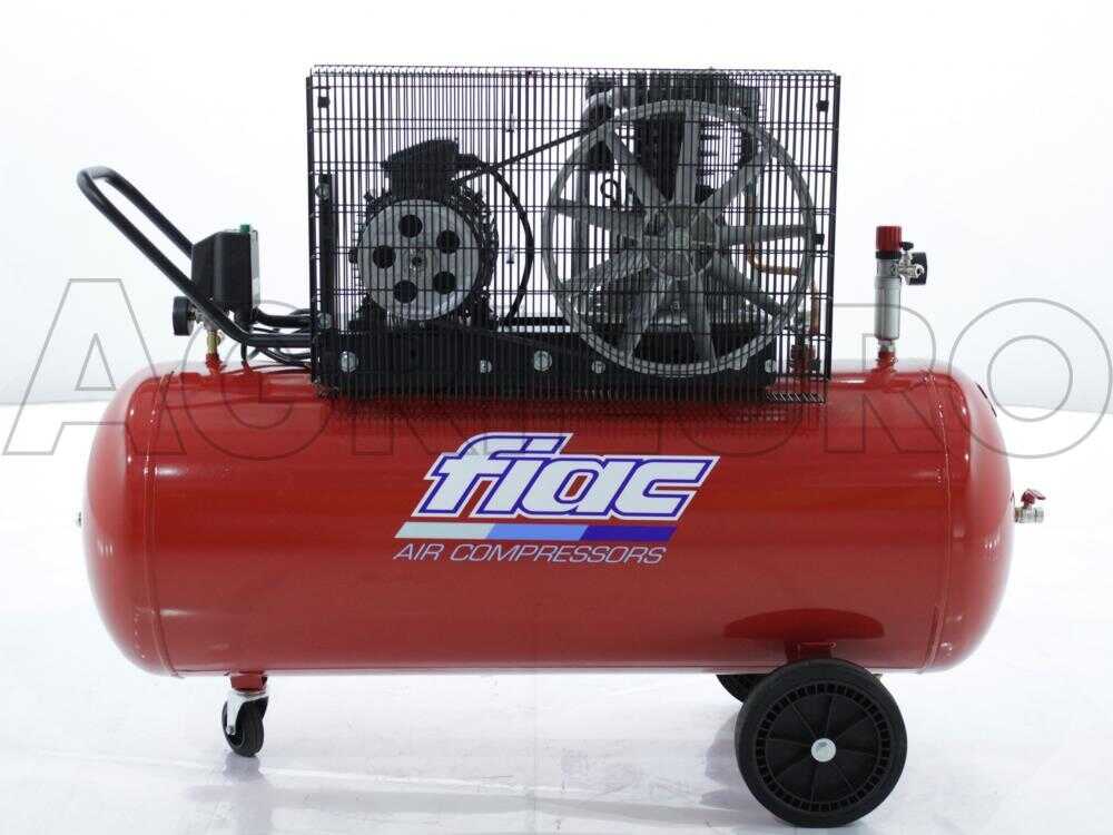 FIAC AB 300/598 – Drehstrombetriebener Elektroluftkompressor mit Riemenantrieb – 5,5-PS-Motor – 270 Liter – Bild 2