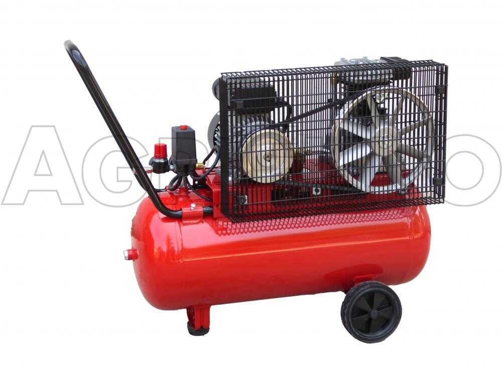 FINI MK 102 N 50 2M - Elektrischer Kompressor mit Riemenantrieb - Motor 2PS - 50Lt – Bild 4
