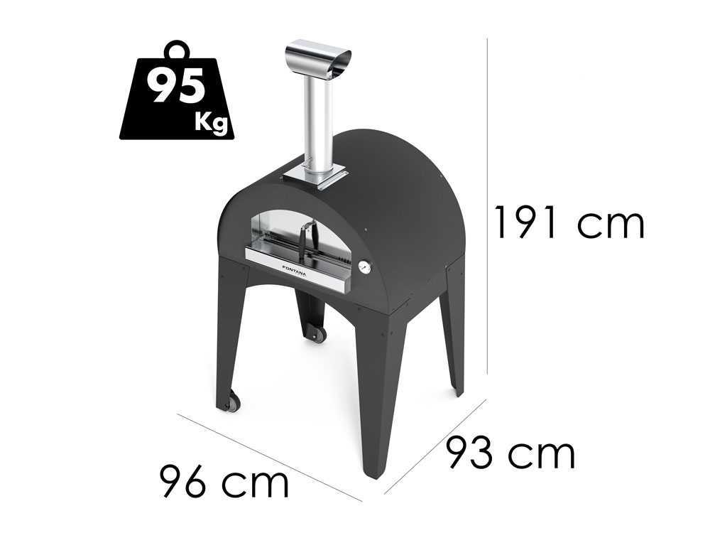 Fontana Capri - Holzbackofen für den Außenbereich