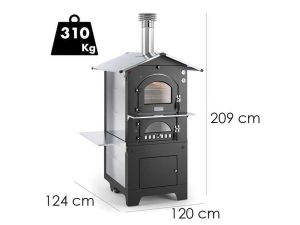 Fontana Gusto - Holzbackofen für den Außenbereich 80X45 cm