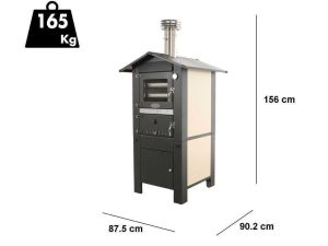 Fontana ITALIA PREMIUM - Holzbackofen für den Außenbereich 57x42