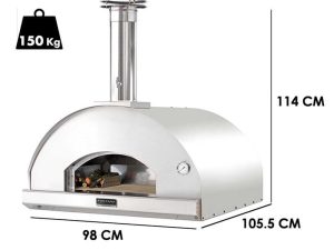 Fontana Marinara - Holzbackofen - Edelstahl