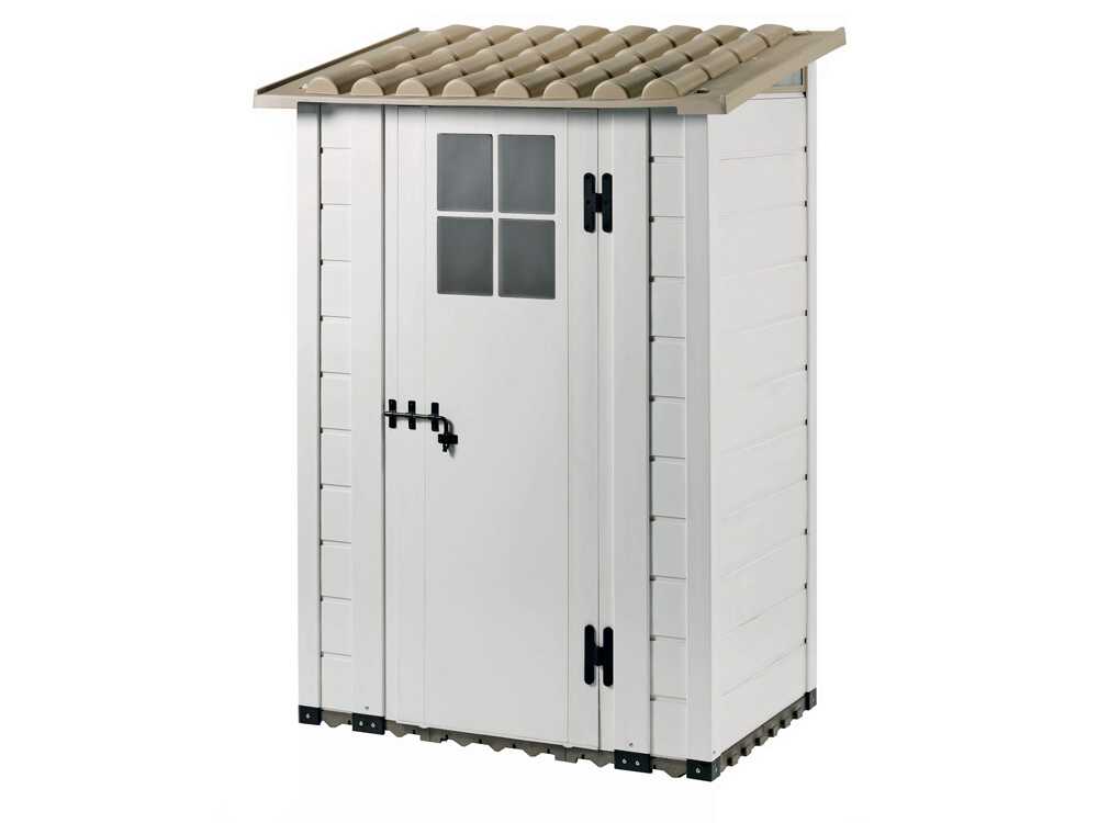 Garofalo Tuscany Evo 100 - Gerätehaus - Mit Fenster und einflügeliger Tür - 122.5x82.5x201 cm – Bild 4
