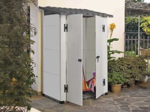 Garofalo Urban 100 - Gerätehaus - Mit Doppeltür - 122.5x82.5x201 cm