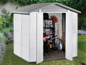 Garofalo Urban 200 – Gerätehaus – Mit Doppeltür – 202,5 × 162,5 × 216 cm