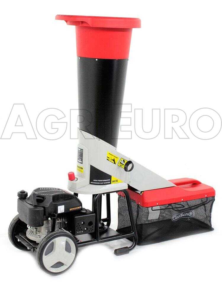 GeoTech BGS 6500 - Benzin Häcksler - mit Loncin Motor 5 PS – Bild 2