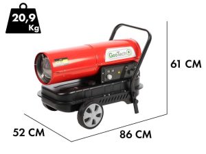 GeoTech DH 3000 - Diesel-Heizgerät - direkte Verbrennung