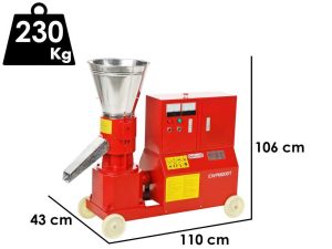 GeoTech EWPM200T - Pelletpresse 400V - Pelletherstellung für die Heizung