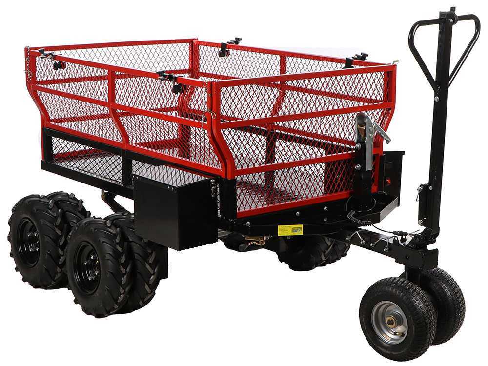 GeoTech-Pro E-Truck 600 - Batteriebetriebene Schubkarre mit Anhänger - Akku 48V 15Ah – Bild 2