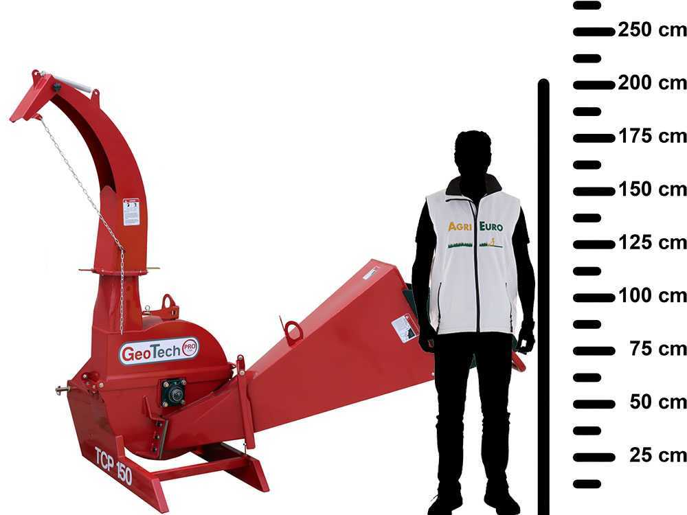 GeoTech Pro TCP 150 - Häcksler für Traktoren - Schnittdurchmesser 150 mm – Bild 2