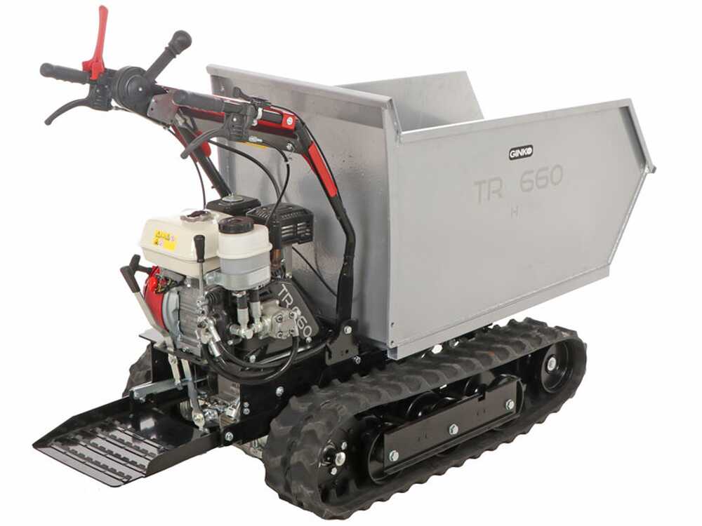 GINKO TR 660 - Raupendumper mt Benzinmotor und Dumpermulde- Honda GX 200 Motor – Bild 2